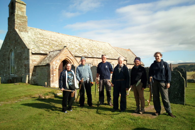 Corsenside Churchyard volunteers