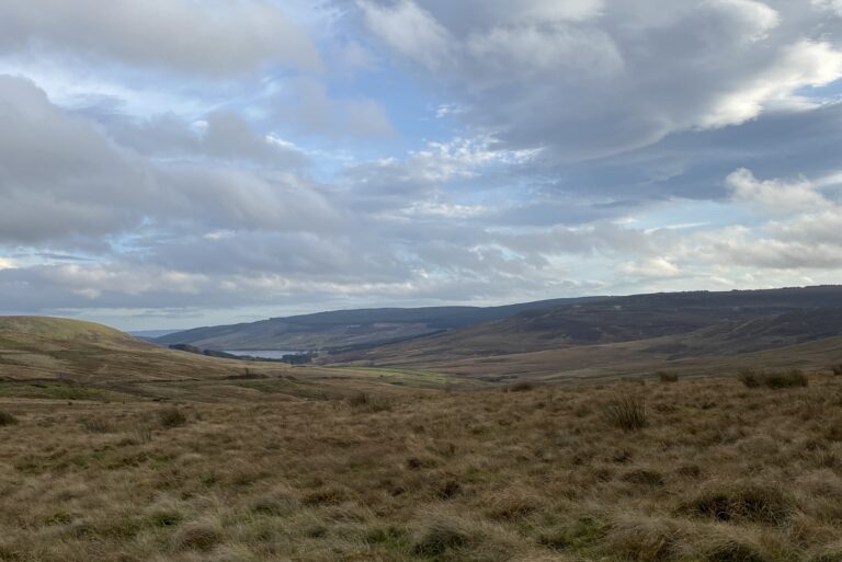 View of Redesdale valley from Whitelee Moor NNR